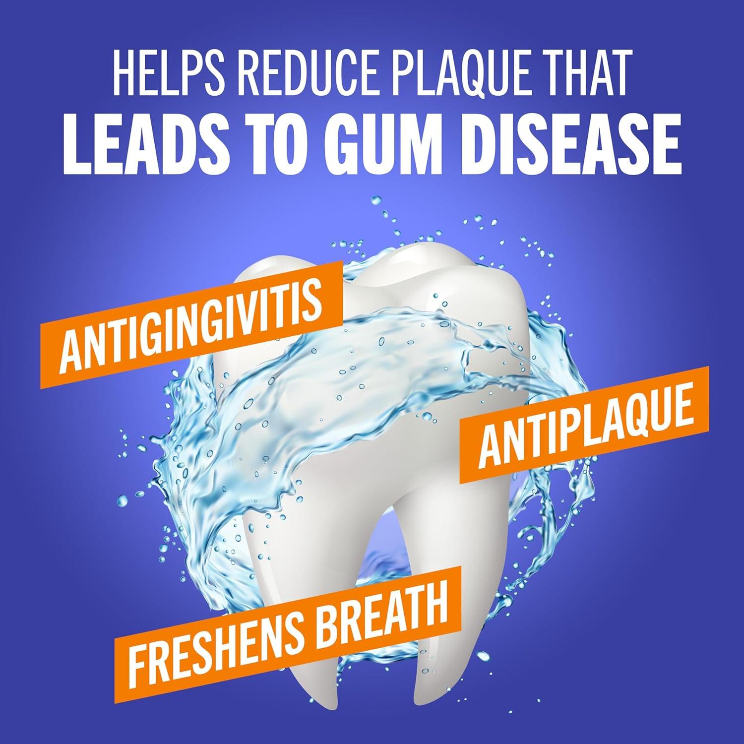 image:imageTheraBreath Healthy Gums Oral Rinse Antigingivitis Clean Mint Flavor Dentist Formulated to Help Prevent Gingivitis and Support Gum Health Alcohol Free 16 Fl Oz Pack of 2Mouthwash