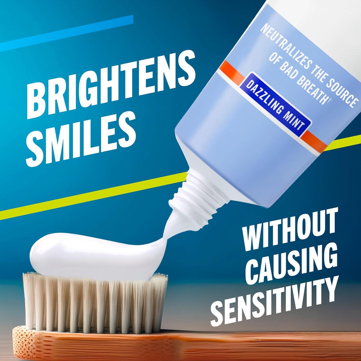 image:imageTheraBreath Whitening Mouthwash Dazzling Mint Dentist Formulated 16 Fl Oz 2PackToothpaste