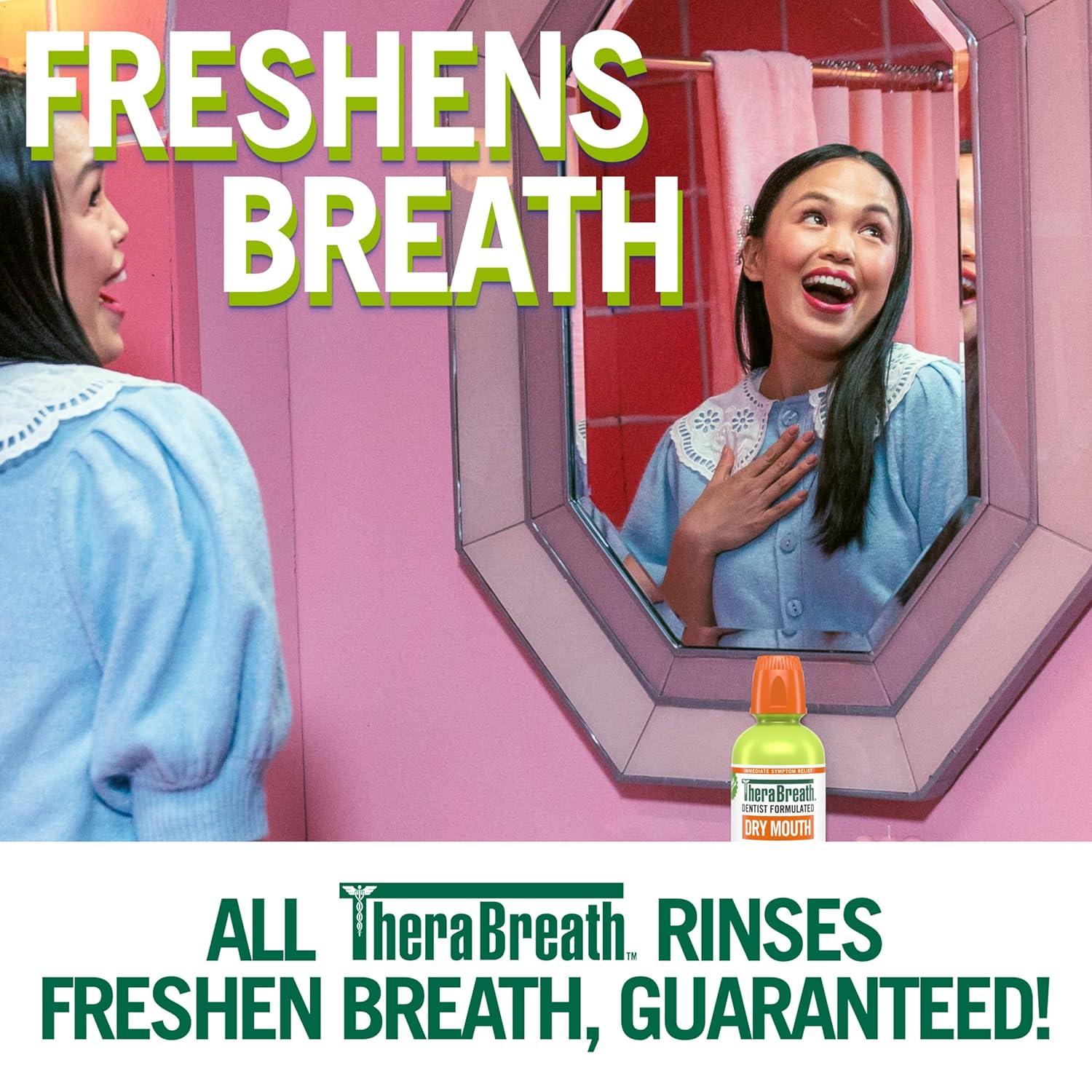 image:imageTheraBreath Dry Mouth Oral Rinse Tingling Mint Dentist Formulated 16 Fl Oz 2PackDry Mouth