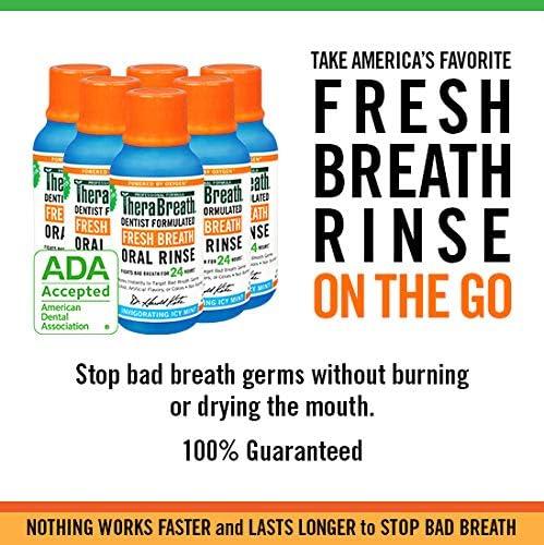 image:imageTheraBreath Fresh Breath Dentist Formulated Oral Rinse Mild Mint 3 Fl Oz Pack of 63 Fl Oz Pack of 6