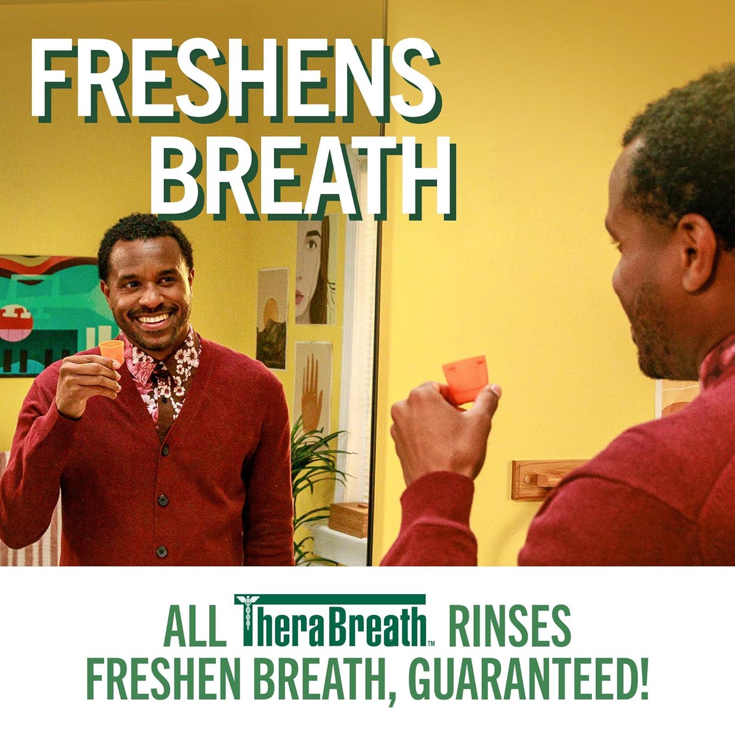 image:imageTheraBreath Fresh Breath Mouthwash Rainforest Mint AlcoholFree 16 Fl Oz 2PackRainforest Mint
