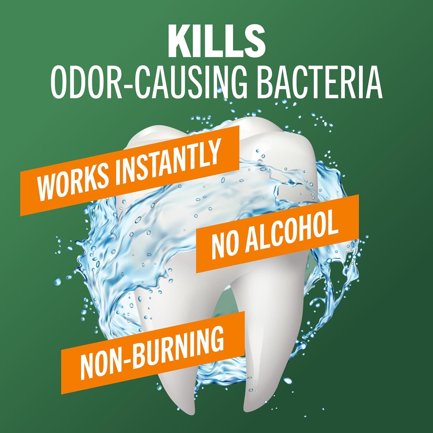image:imageTheraBreath Fresh Breath Mouthwash Rainforest Mint AlcoholFree 338 oz1 L