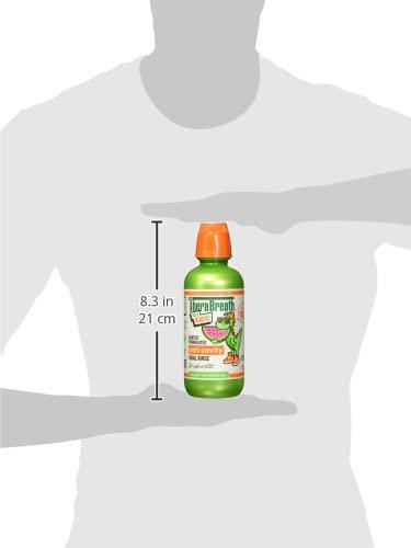 image:imageTheraBreath Kids Anticavity Fluoride Oral Rinse Strengthens Teeth amp Enamel Alcohol Free amp Dye Free Certified Organic Bubblegum Blast Flavor 16 Fl ozOrganic Wacky Watermelon Mouthwash