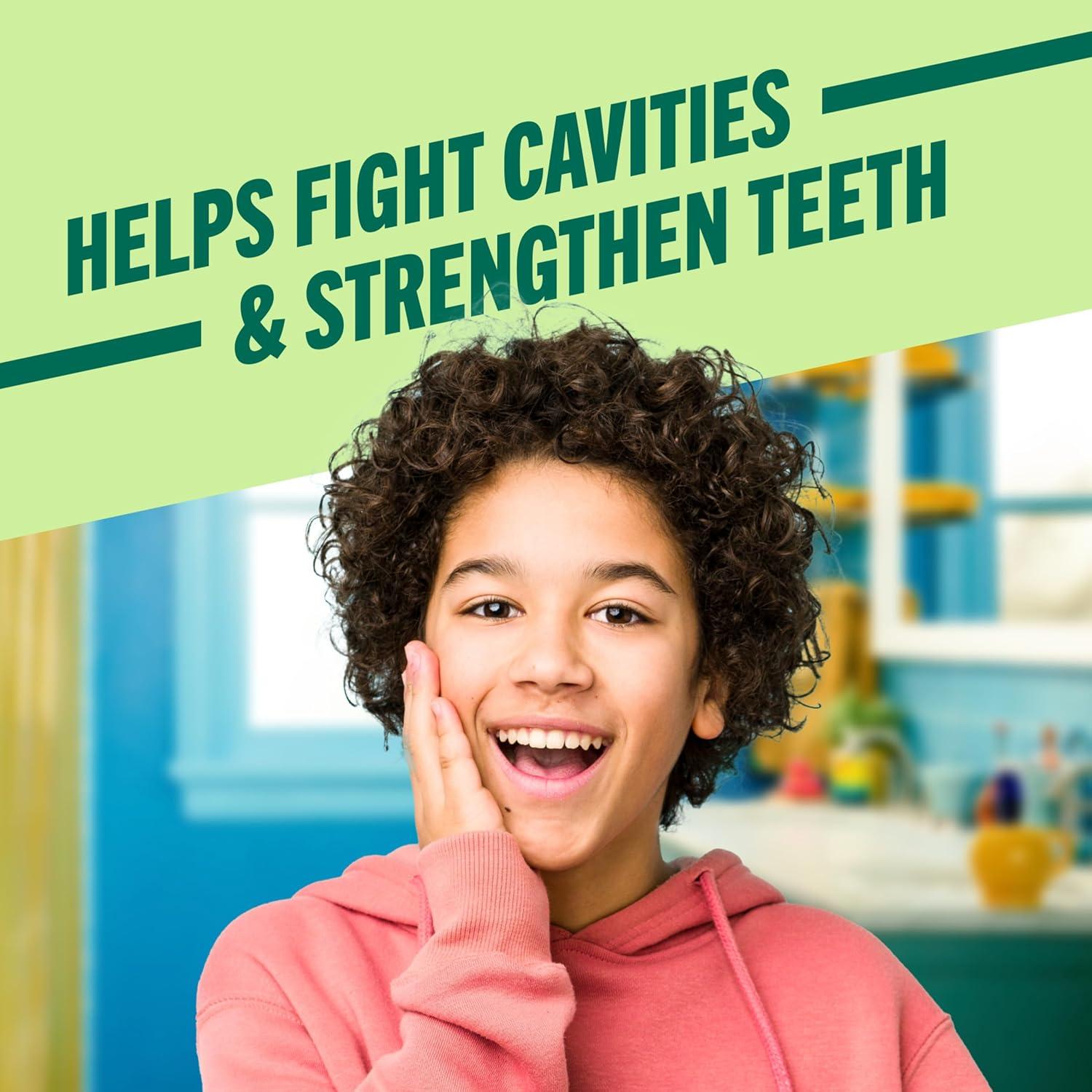image:imageTheraBreath Kids Anticavity Fluoride Oral Rinse Strengthens Teeth amp Enamel Alcohol Free amp Dye Free Certified Organic Bubblegum Blast Flavor 16 Fl ozOrganic Wacky Watermelon Mouthwash