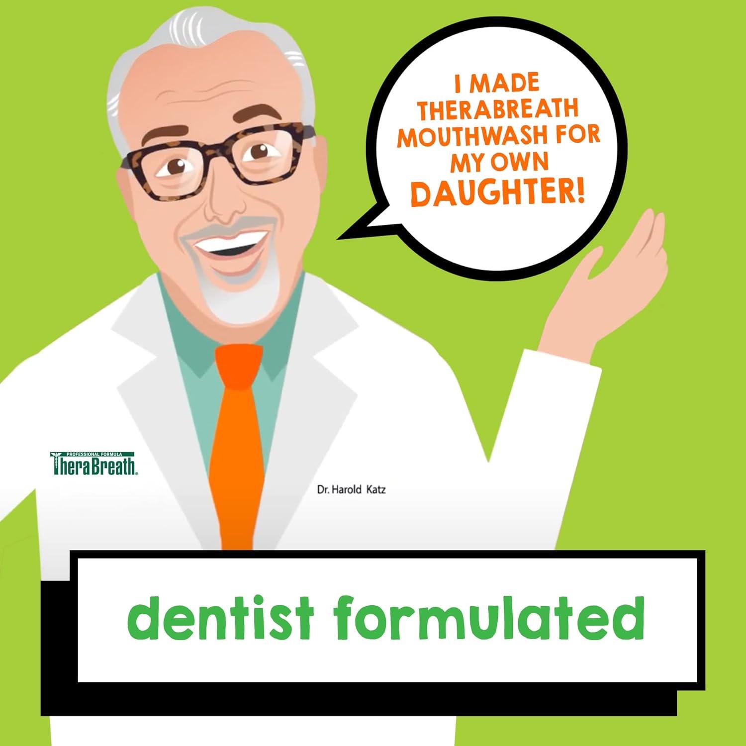 image:imageTheraBreath Kids Anticavity Fluoride Oral Rinse Strengthens Teeth amp Enamel Alcohol Free amp Dye Free Certified Organic Bubblegum Blast Flavor 16 Fl ozOrganic Wacky Watermelon Mouthwash