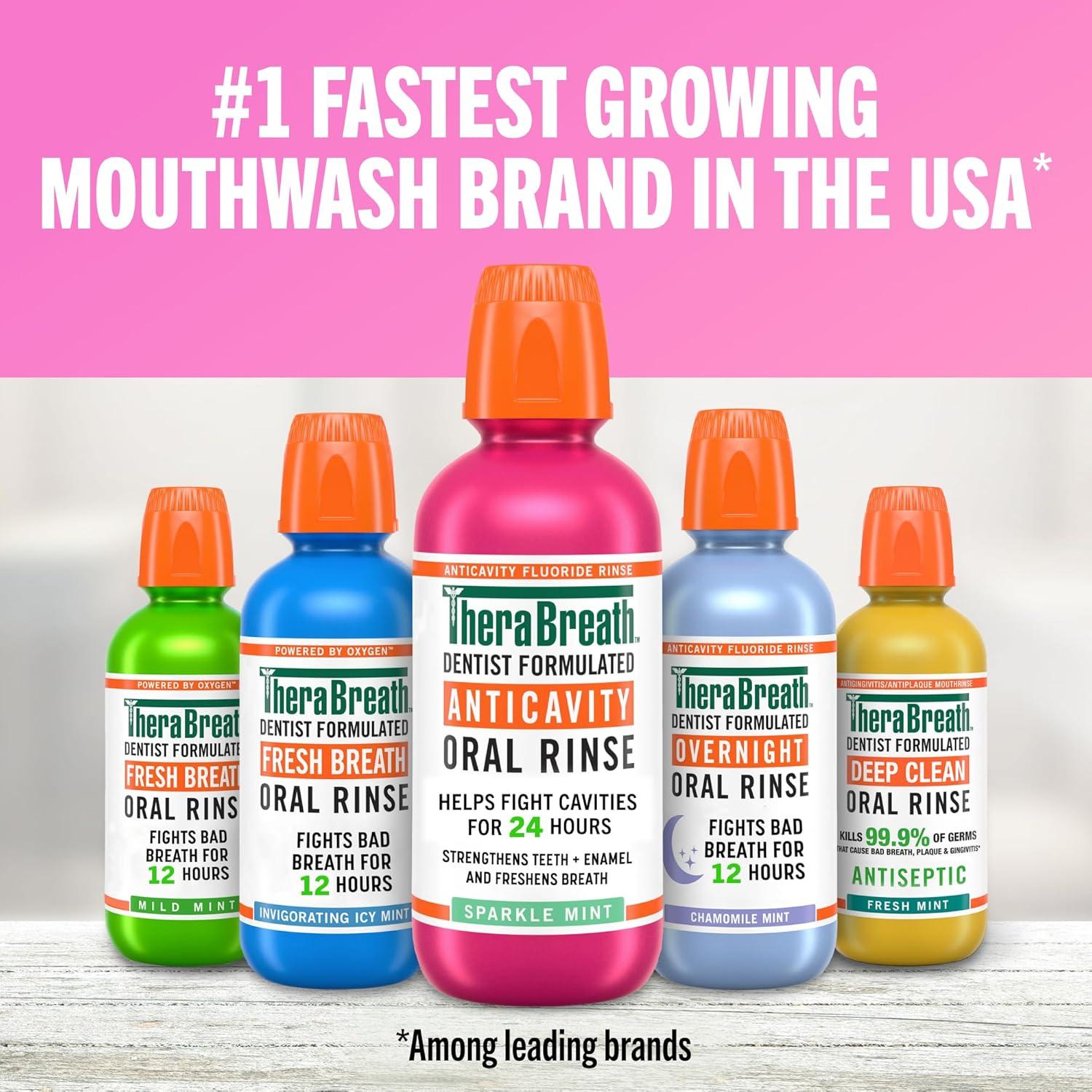image:imageTheraBreath Kids Anticavity Fluoride Oral Rinse Strengthens Teeth amp Enamel Alcohol Free amp Dye Free Certified Organic Bubblegum Blast Flavor 16 Fl ozOrganic Bubblegum Blast Flavor
