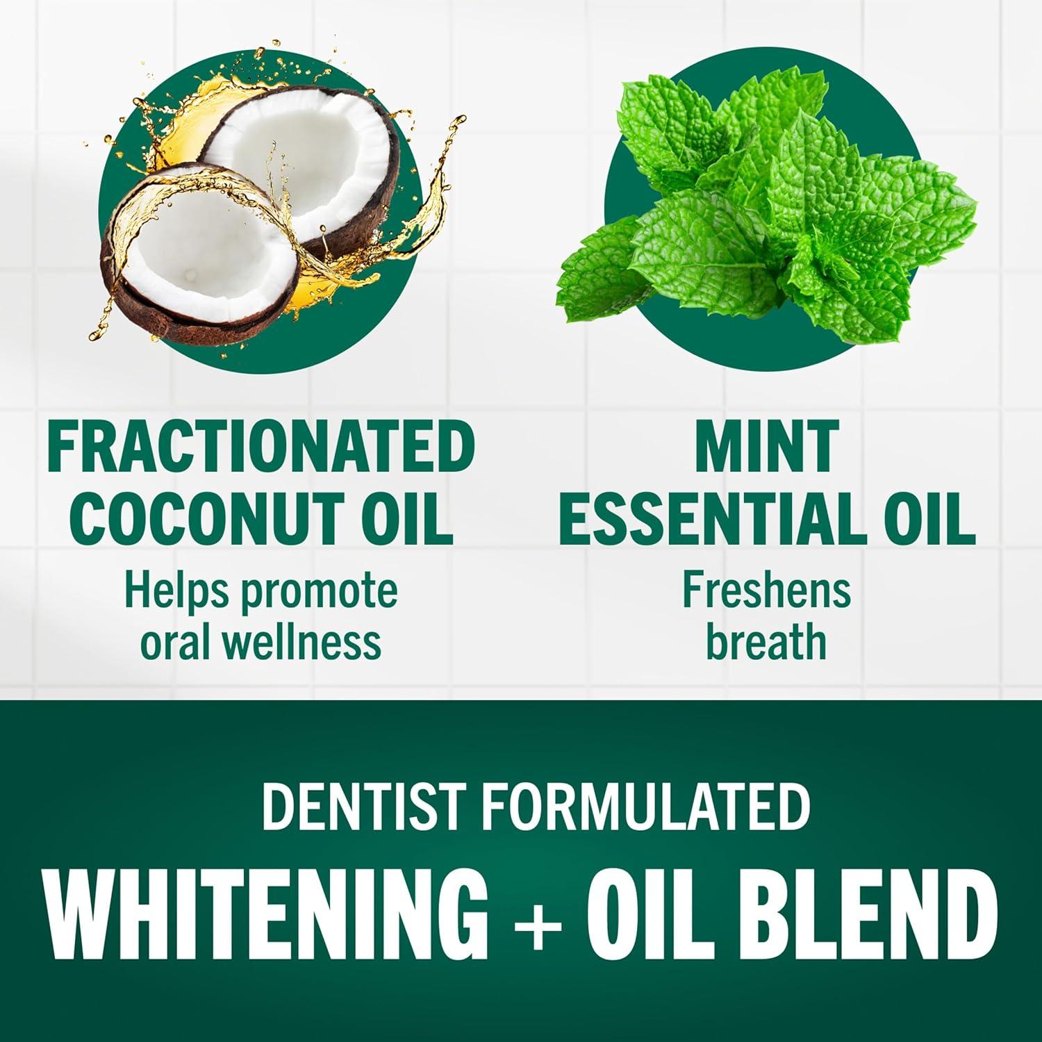 image:imageTheraBreath Whitening Oil Blend Oral Rinse AlcoholFree amp PeroxideFree Mouthwash Helps Whiten Teeth amp Freshen Breath Smooth Mint 16 Fl Oz